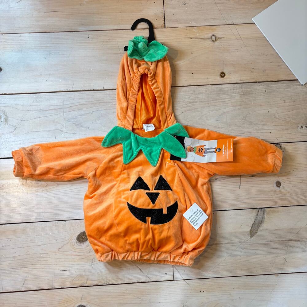 Hyde and Eek Boutique NWT Infant Pumpkin Halloween Costume 12-18 Months